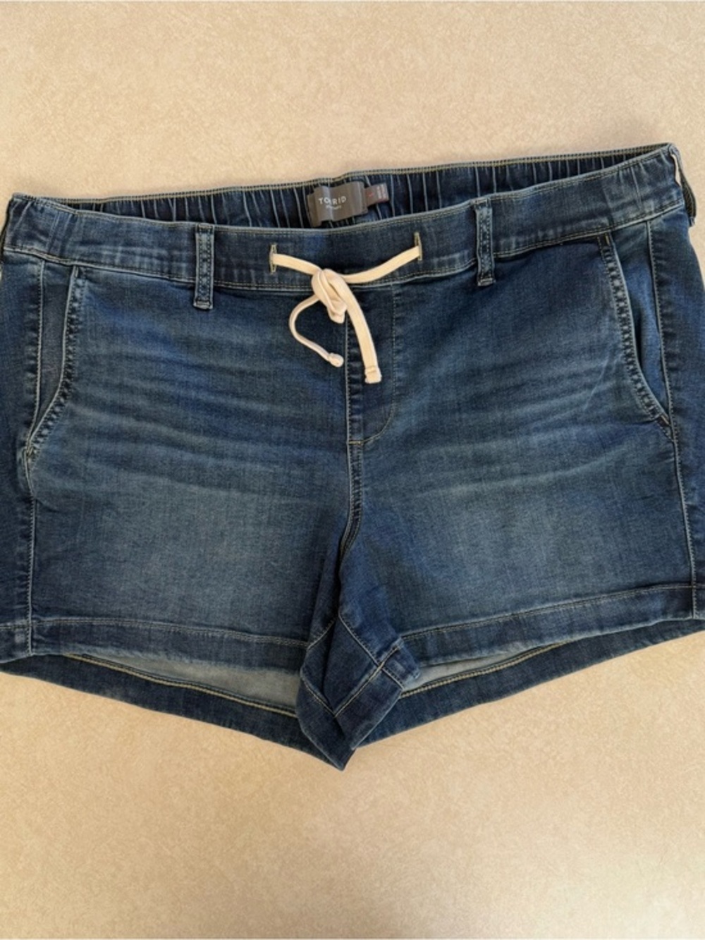 torrid Indigo Denim Drawstring Short